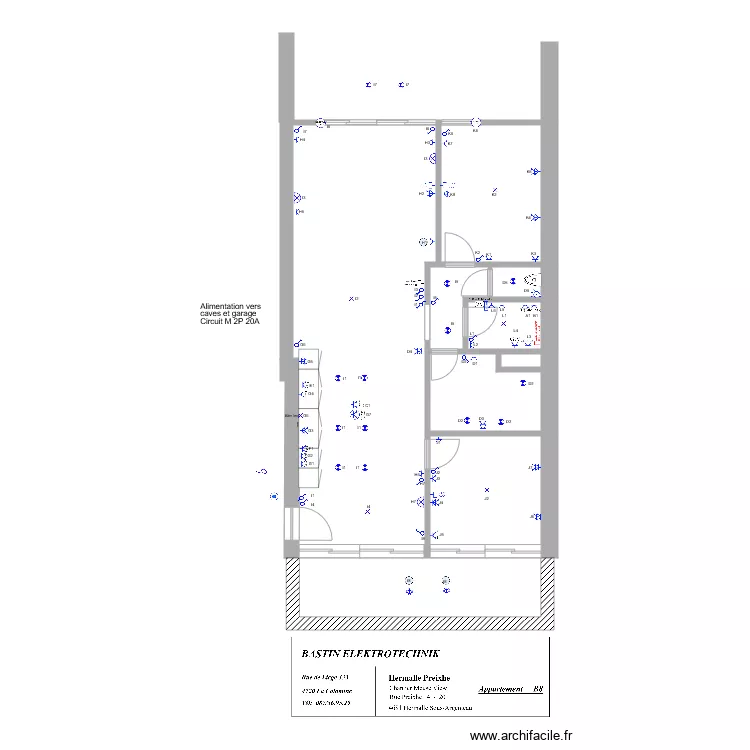 Appartement  Meuse View B8. Plan de 