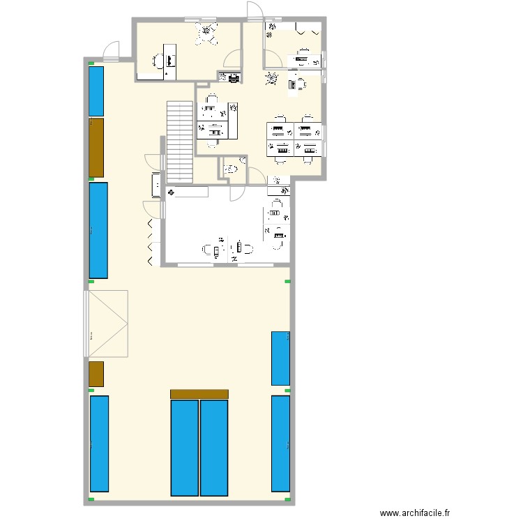 original deport depannouest 1 . Plan de 6 pièces et 228 m2