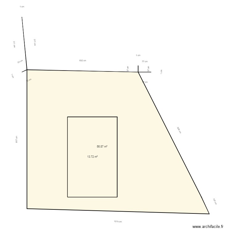 Segura thuir. Plan de 2 pièces et 84 m2