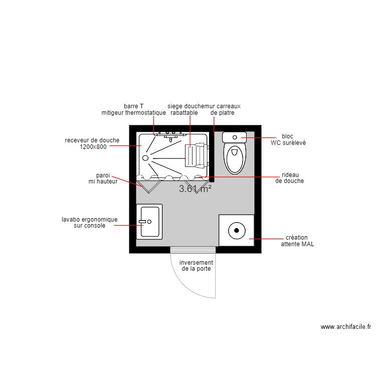 cande. Plan de 0 pièce et 0 m2