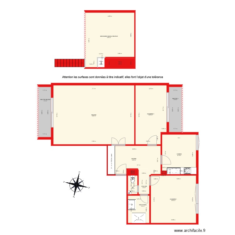 BI 1772 . Plan de 0 pièce et 0 m2