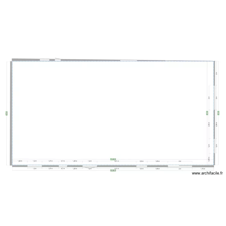 Maison 2e plan. Plan de Maison 2e plan. Plan de