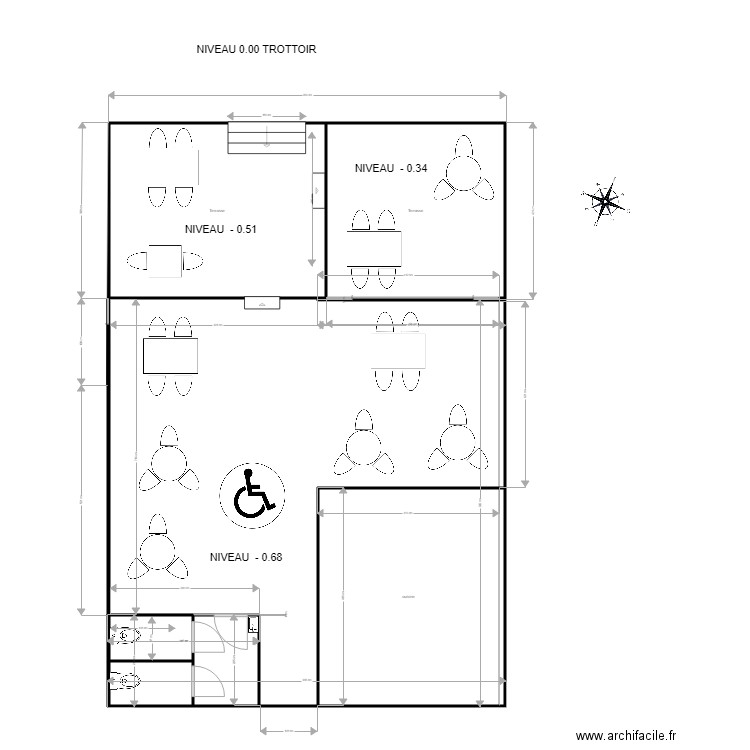 restaurant st jean . Plan de 0 pièce et 0 m2