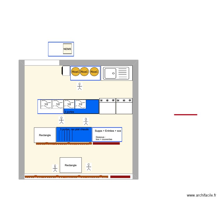 Musilac Prépa. Plan de 1 pièce et 25 m2