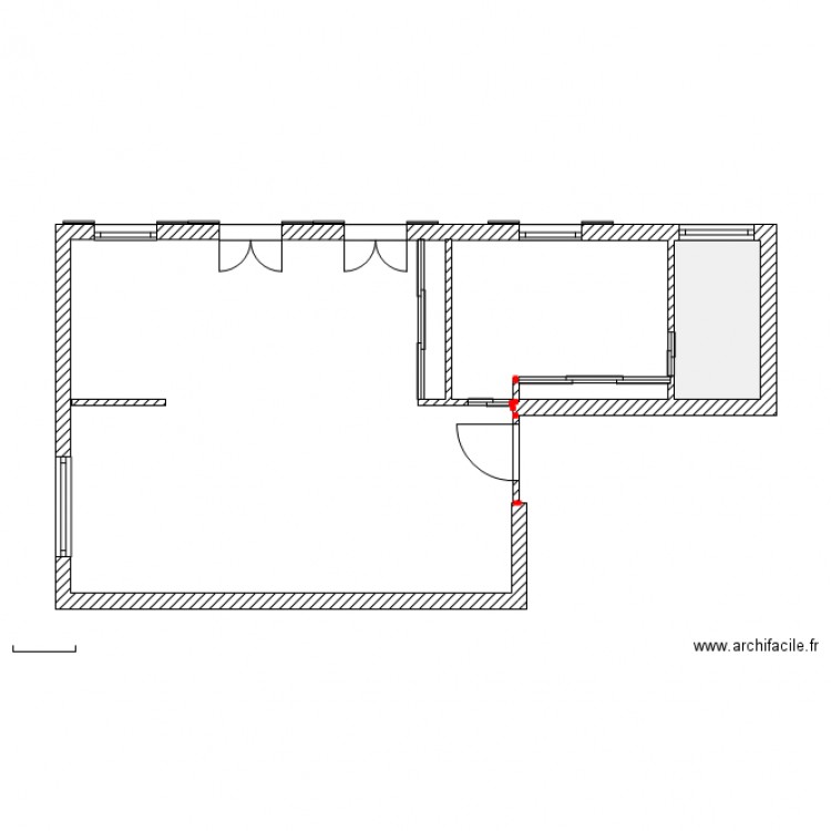 vue en plan. Plan de 0 pièce et 0 m2