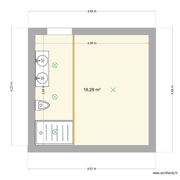 Plan atelier. Plan de 0 pièce et 0 m2