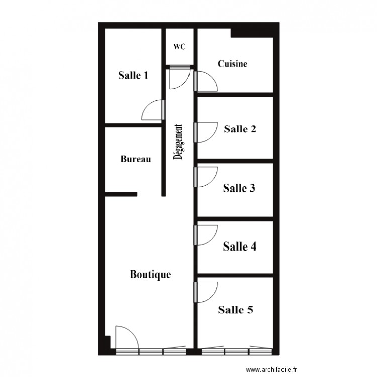 clara. Plan de 0 pièce et 0 m2