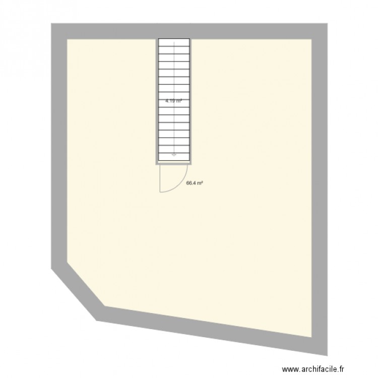 apart grenier vide. Plan de 0 pièce et 0 m2