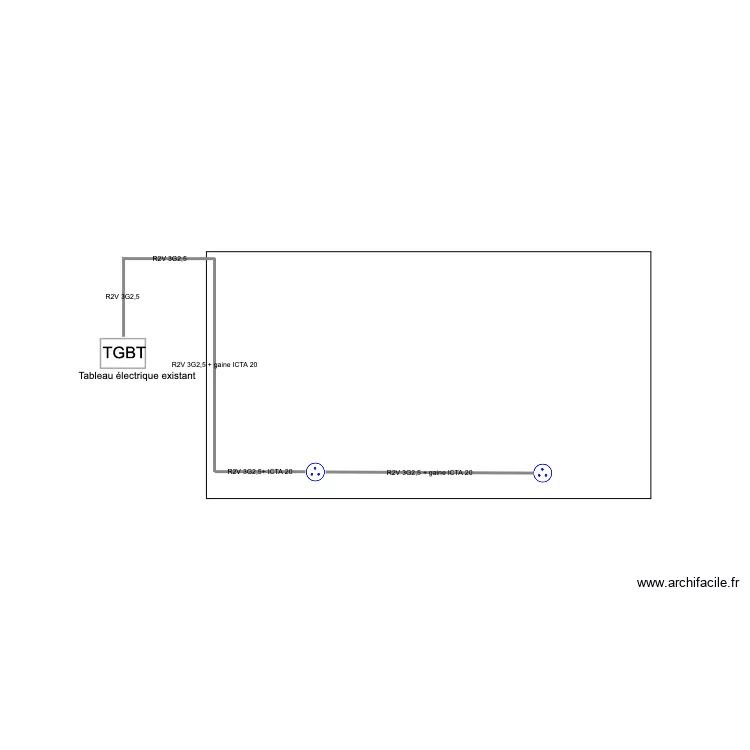 Saint Bres cloison buanderie elec. Plan de Saint Bres cloison buanderie elec. Plan de