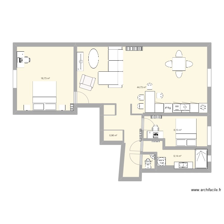 plan option 3. Plan de 0 pièce et 0 m2