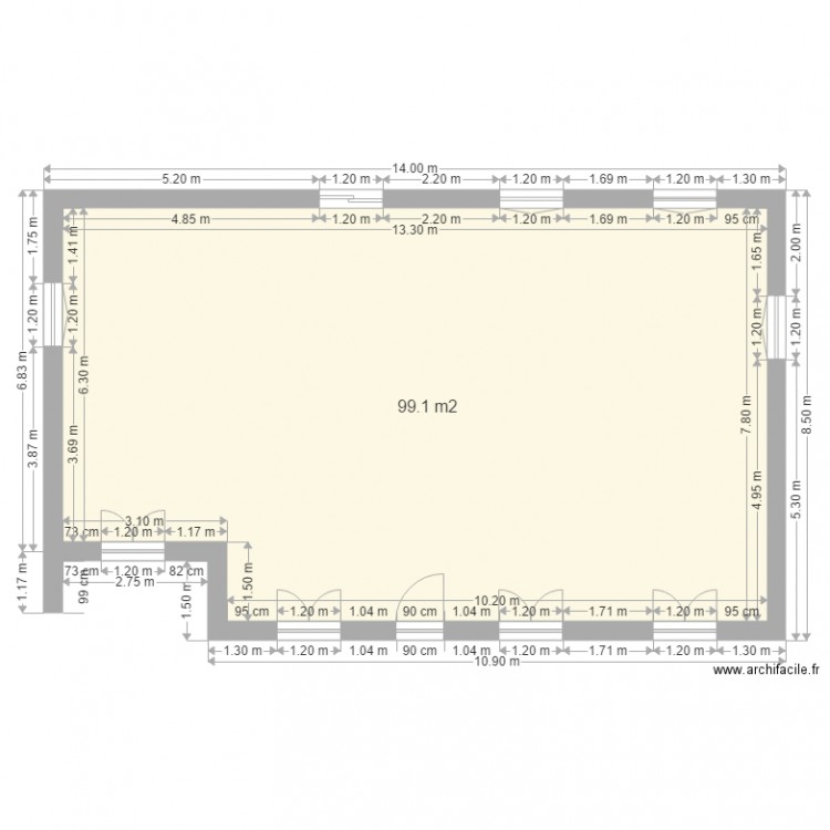 la maison de la mamette. Plan de 0 pièce et 0 m2