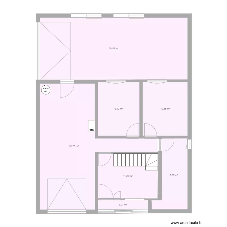 RDC mésange. Plan de RDC mésange. Plan de