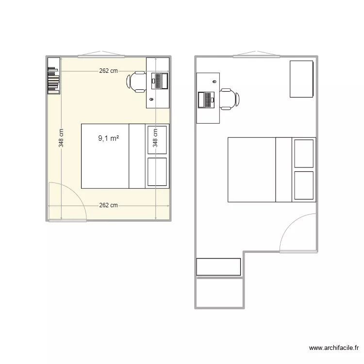 appart. Plan de appart. Plan de