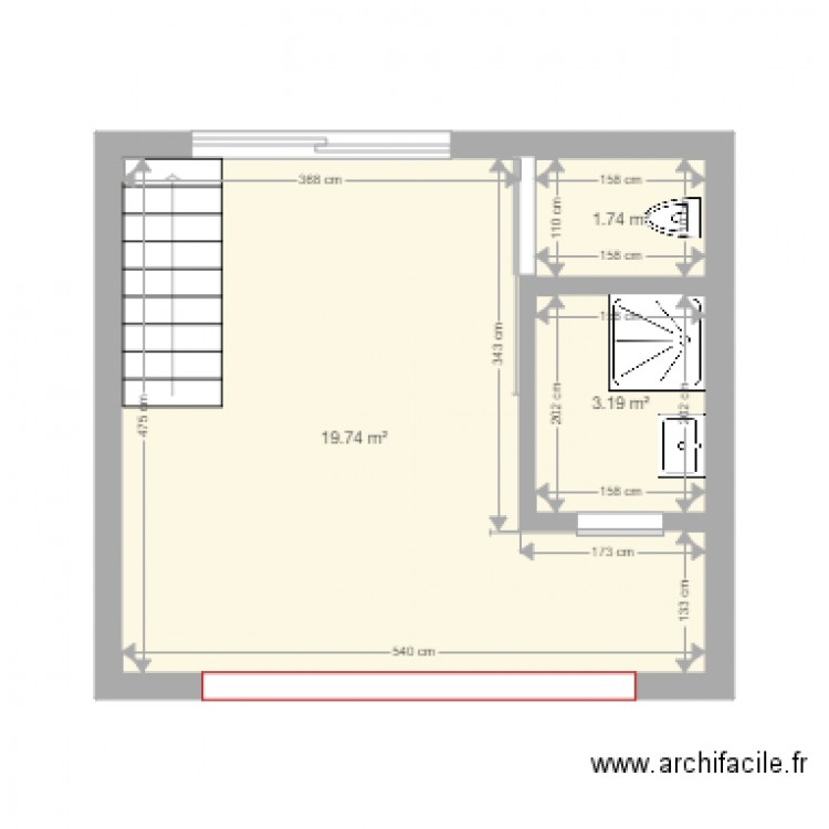 tribu. Plan de 0 pièce et 0 m2