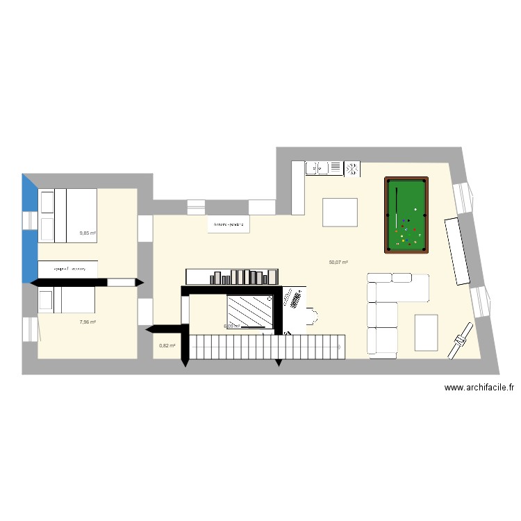mon appart. Plan de 0 pièce et 0 m2