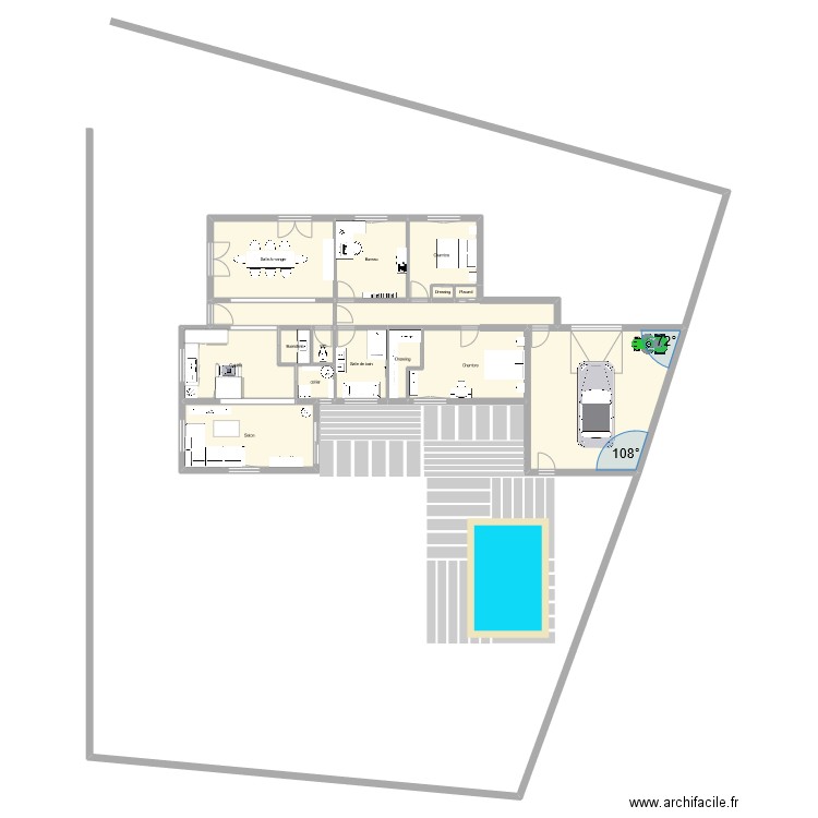 MAISON INITIAL LHERM. Plan de 0 pièce et 0 m2