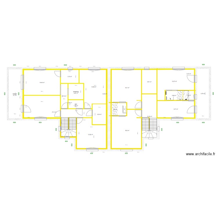 SAINT JULIEN étage . Plan de 0 pièce et 0 m2