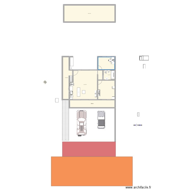 bicentenaria definitiva. Plan de 7 pièces et 119 m2