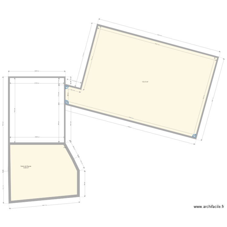 rez de chaussé 4. Plan de 0 pièce et 0 m2