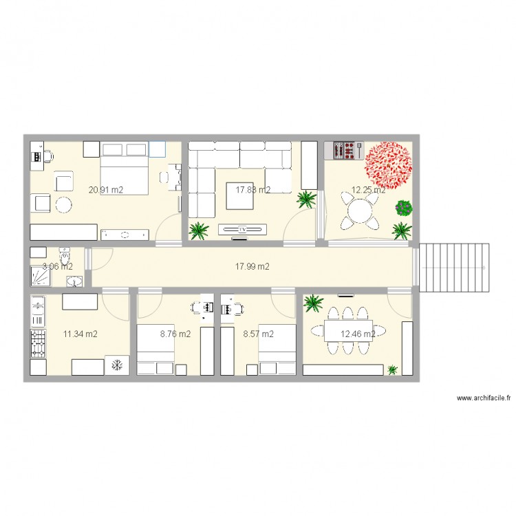 Vieille Maison de mon Oncle. Plan de 0 pièce et 0 m2