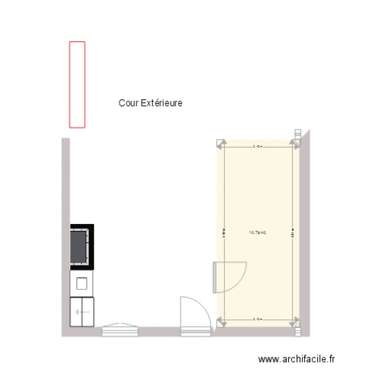 Maison Implantation RDC. Plan de 0 pièce et 0 m2