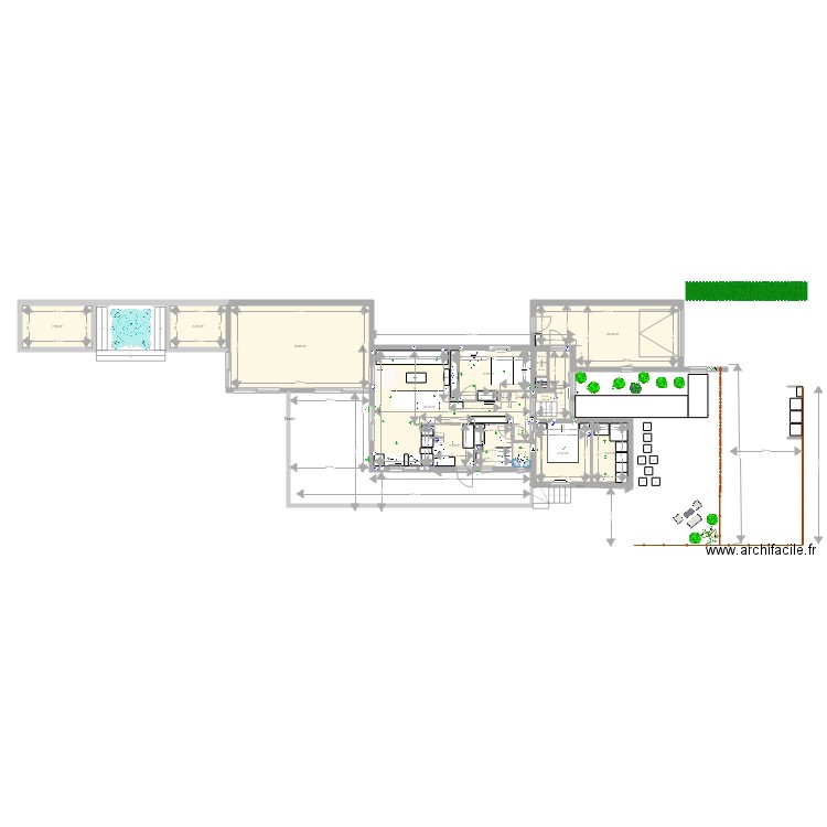 Plan Final avec terrasse au 31 Mars entier . Plan de 0 pièce et 0 m2