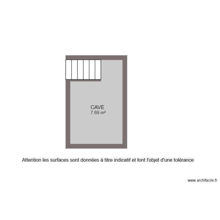 BI 6418 CAVE. Plan de 0 pièce et 0 m2