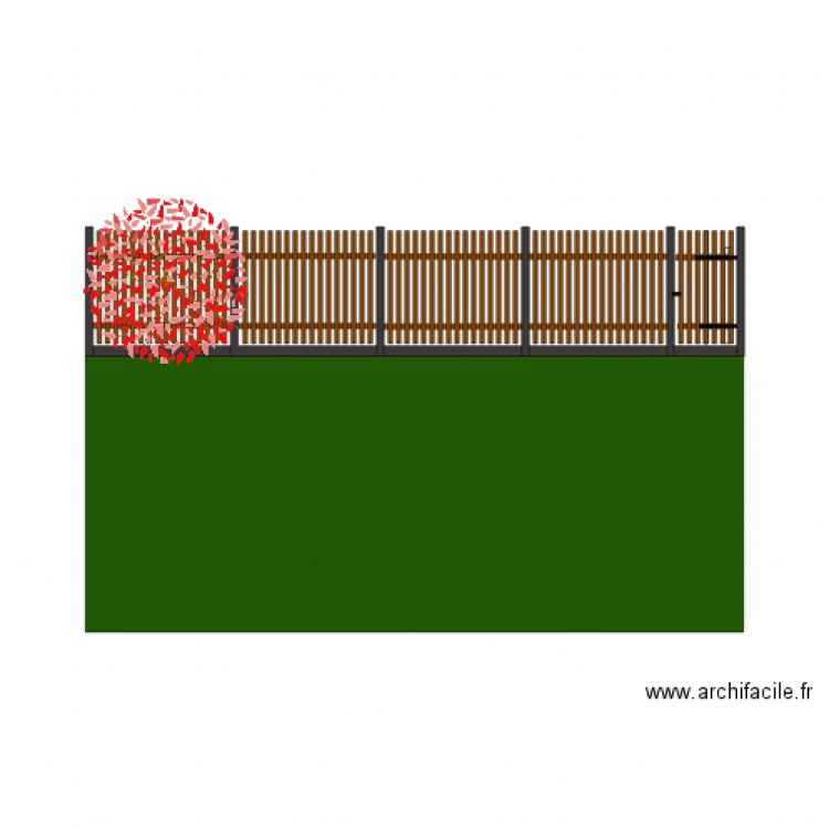 cloture. Plan de 0 pièce et 0 m2