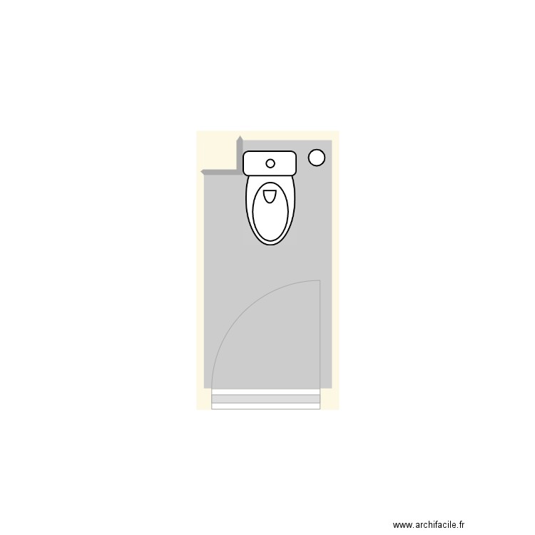 WC chez Cecile. Plan de 0 pièce et 0 m2