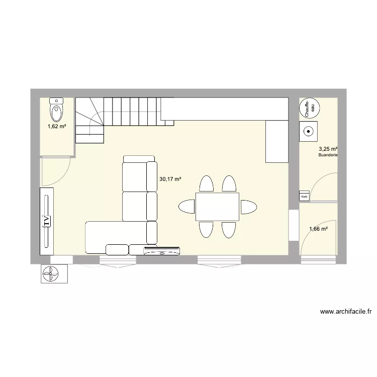 Comberouger. Plan de 