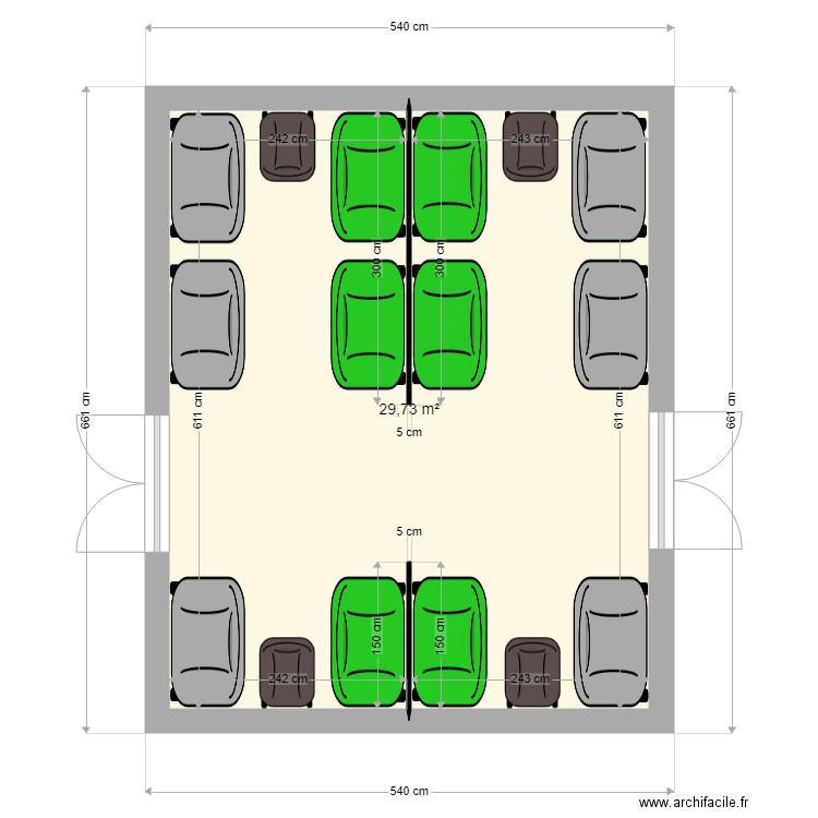 LOCAL POUBELLE POINCARE 45 51 VERSION 2. Plan de 0 pièce et 0 m2