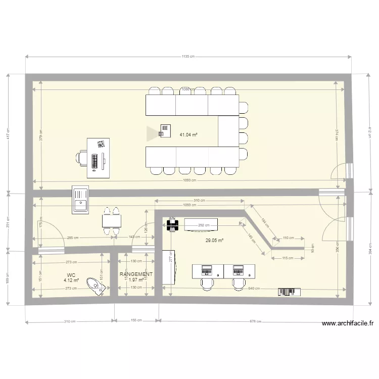 BUREAU AUTO ECLE CONDUITE 3D. Plan de BUREAU AUTO ECLE CONDUITE 3D. Plan de