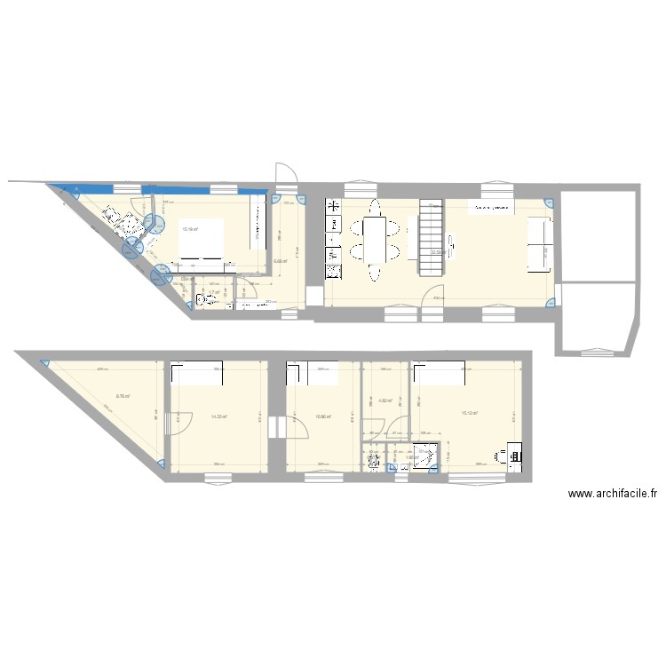 maisonbas2. Plan de 0 pièce et 0 m2