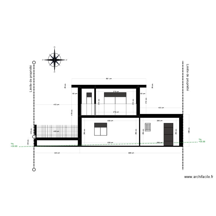 JC Façade EST new. Plan de 0 pièce et 0 m2