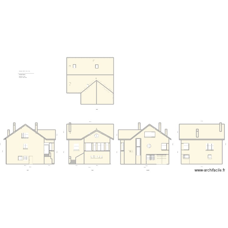 Facade Maison MM GENERAL-APRES. Plan de 0 pièce et 0 m2