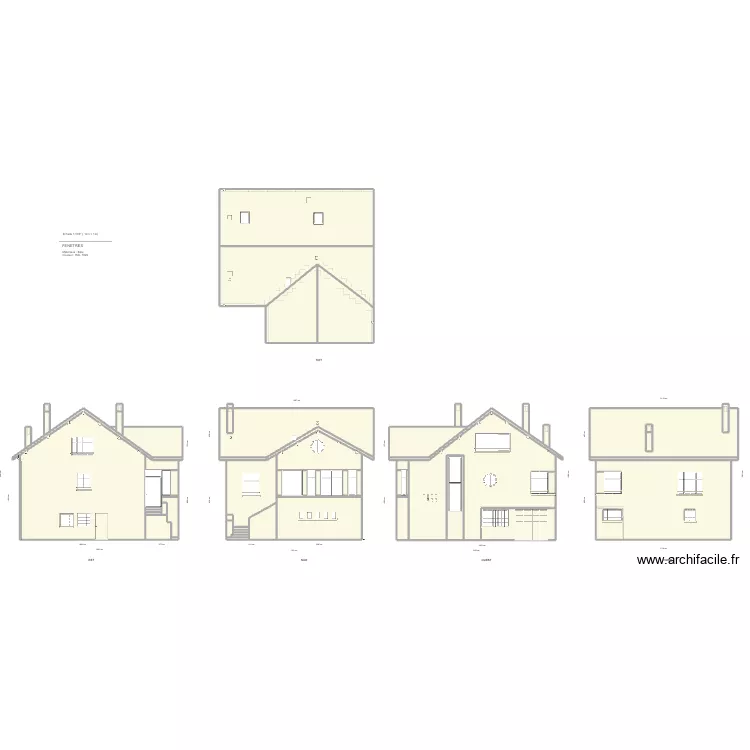 Facade Maison MM GENERAL-APRES. Plan de Facade Maison MM GENERAL-APRES. Plan de