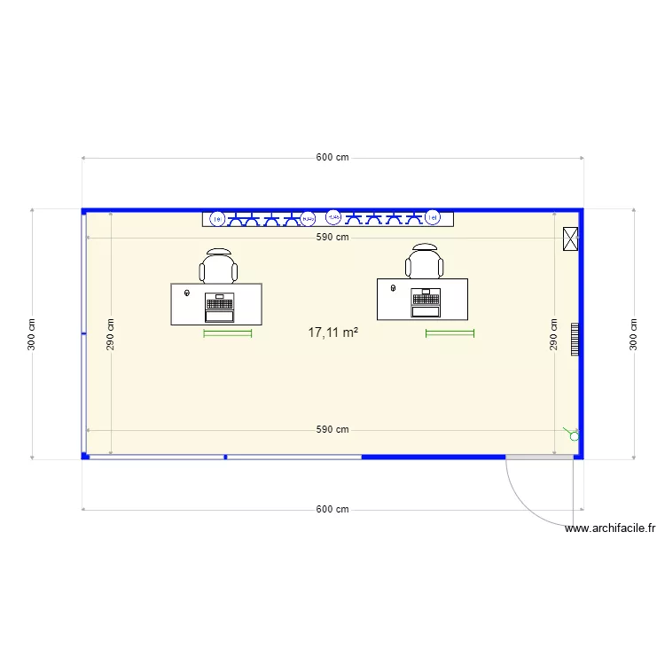 Comptoir de Materiaux . Plan de 