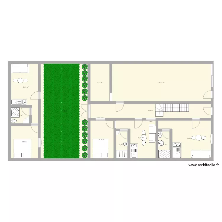 plan immeuble maub. Plan de 