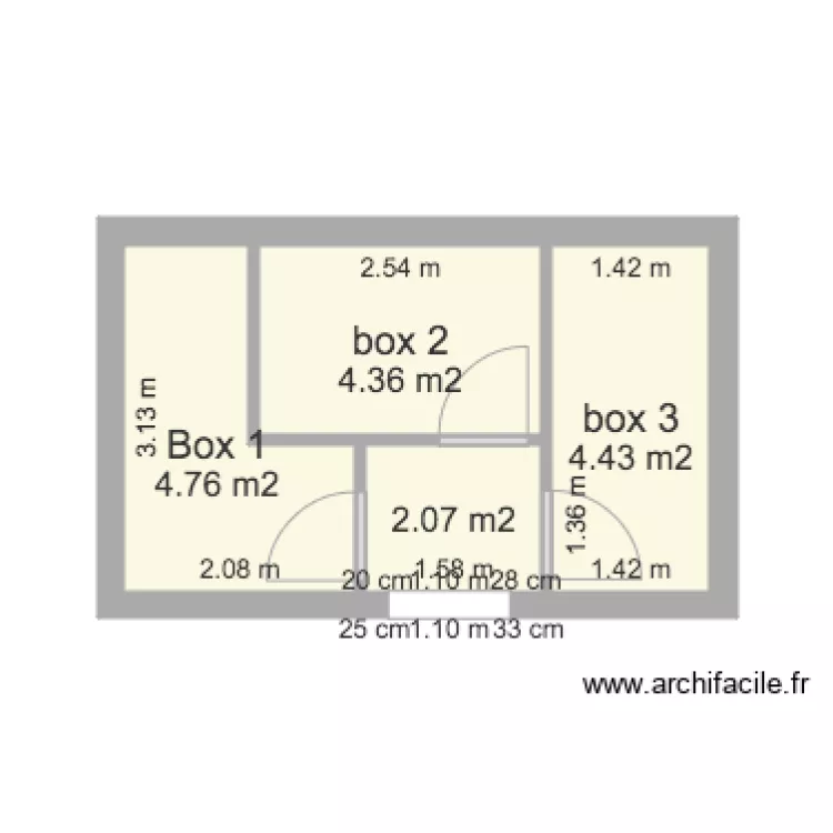 cave sylvestre. Plan de 