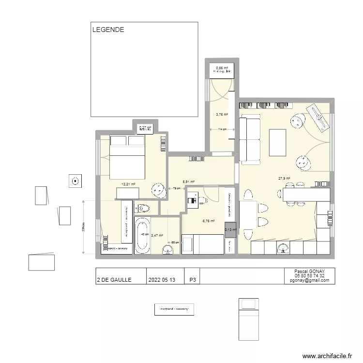 projet 3 de gaulle 2022 05 19 0027. Plan de 