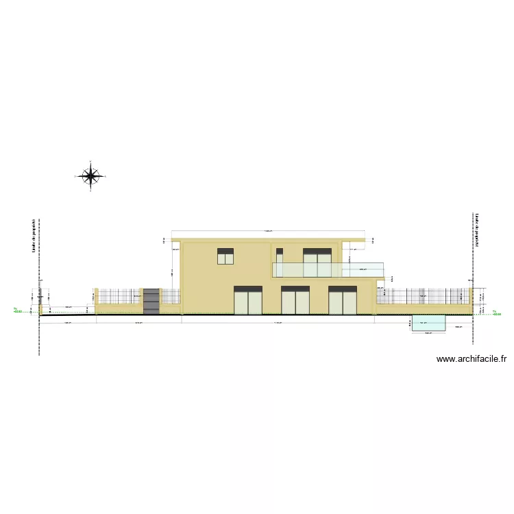 JC Façade SUD New COLOR. Plan de JC Façade SUD New COLOR. Plan de