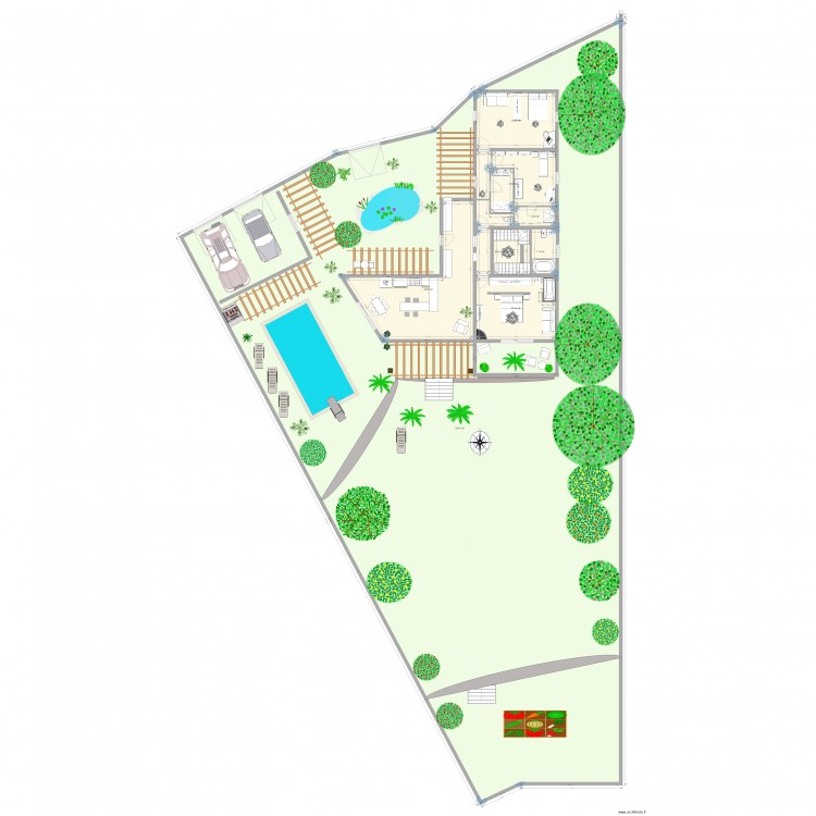 maison saint genis extention 1. Plan de 0 pièce et 0 m2