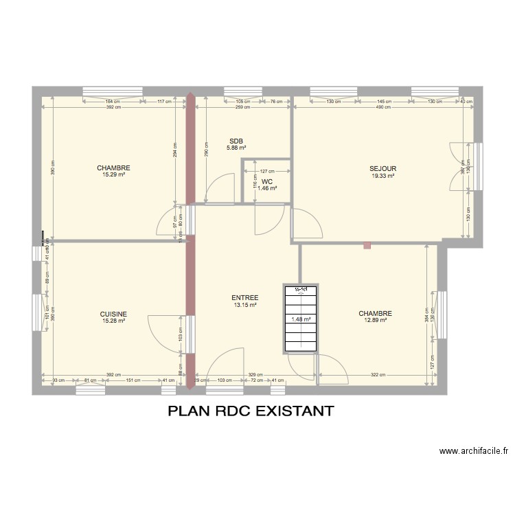 plan origine fleurieux. Plan de 0 pièce et 0 m2