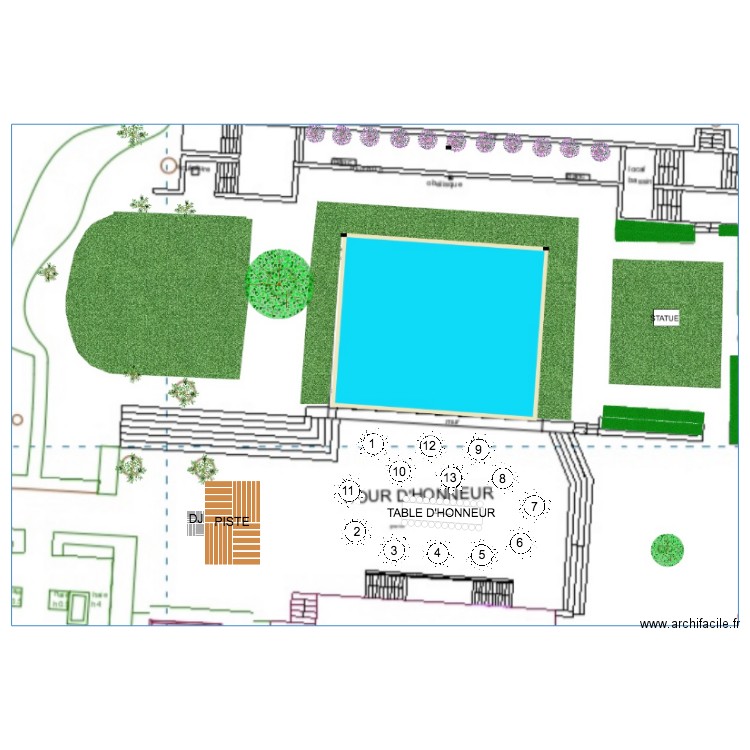 Paloma et Alexandre. Plan de 0 pièce et 0 m2