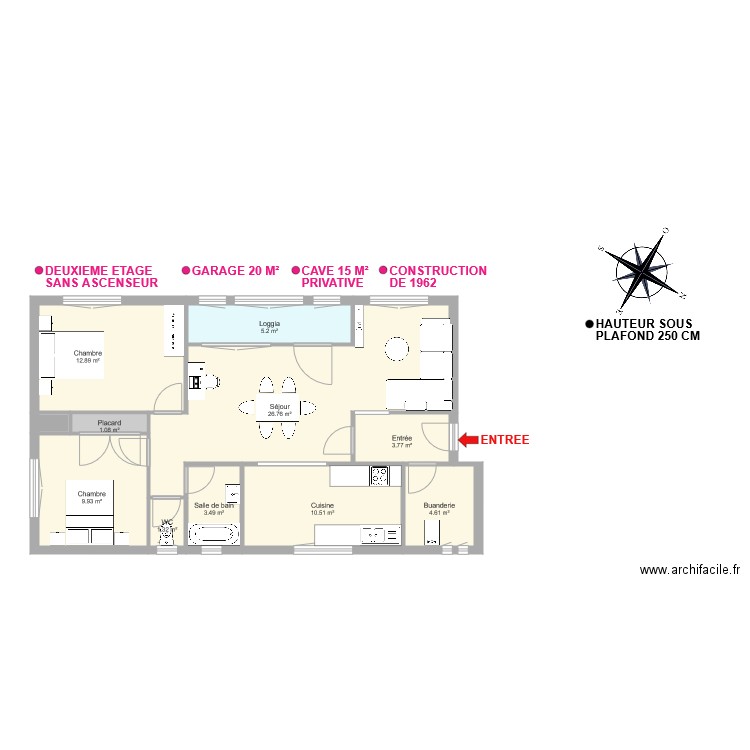 Boutesfira Laure. Plan de 0 pièce et 0 m2