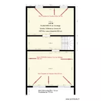 Plan LOT B plancher Haut DU 1ER &eacute;tage 26 06 2019