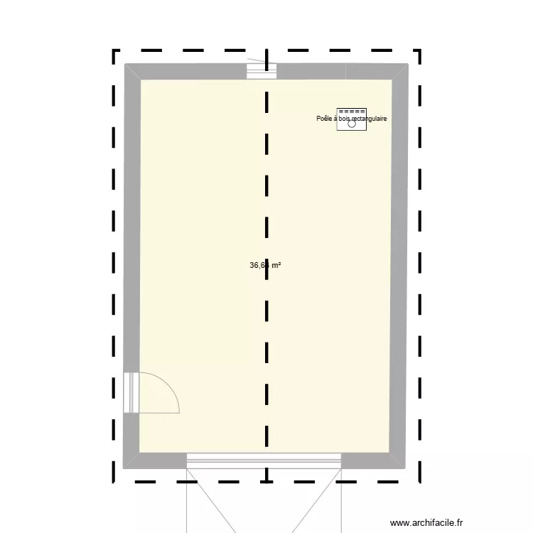 GARAGE. Plan de 