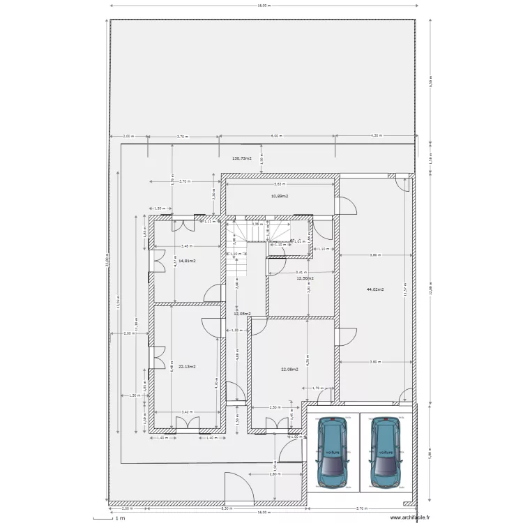 REZ DE CHAUSSEE 30 LOT PORTE VERTE. Plan de REZ DE CHAUSSEE 30 LOT PORTE VERTE. Plan de