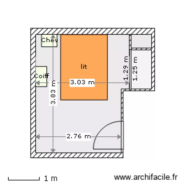 1_chambre_2. Plan de 1_chambre_2. Plan de