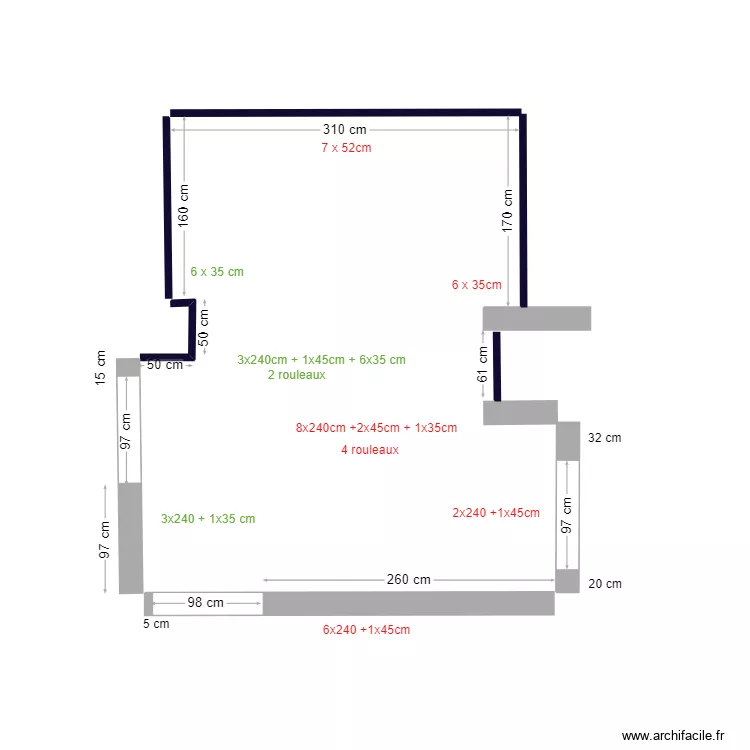 JMD Cuisine Tapisser. Plan de JMD Cuisine Tapisser. Plan de